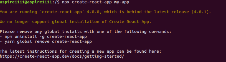 Create React App Aspire Softserv