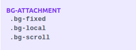 Tailwind CSS Background Attachment