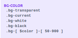 Tailwind CSS Background Color